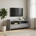 vidaXL TV skrinka 100 x 33 x 47 cm Sivý Sonoma Kompozitné drevo