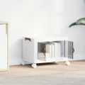 vidaXL stohovateľný úložný box s kolieskami 28 L 48,5x29,5x33 cm