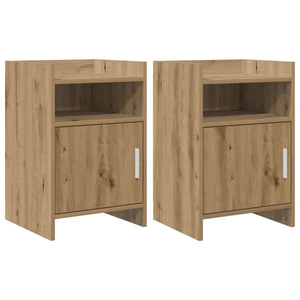 vidaXL Nočné stolíky 2 pcs Dub artisan 40 x 36 x 60 cm