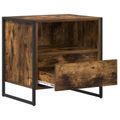 vidaXL Nočný stolík 2 ks Dymová dub 50 x 39,5 x 50 cm Kompozitné drevo