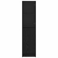 vidaXL Highboard Čierny dub 35 x 37 x 142 cm Kompozitné drevo