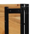 Čelo vidaXL 180 cm z masívneho dreva akácie a železa