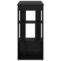 vidaXL Barový stôl 102 x 50 x 103,5 cm Kompozitné drevo Čierny dub