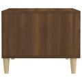 vidaXL Konferenčné stolíky 2 ks hnedý dub 50x50x40 cm kompozitné drevo