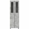 vidaXL Highboard FLORIN 60 x 35 x 182 cm Betónová šedá