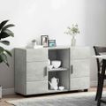 vidaXL Servírovacia skriňa FLORIN 88,5 x 30,5 x 55,5 cm Betónová šedá