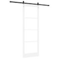 vidaXL Posuvné dvere ORKDAL Biela a čierna 83 x 232 cm