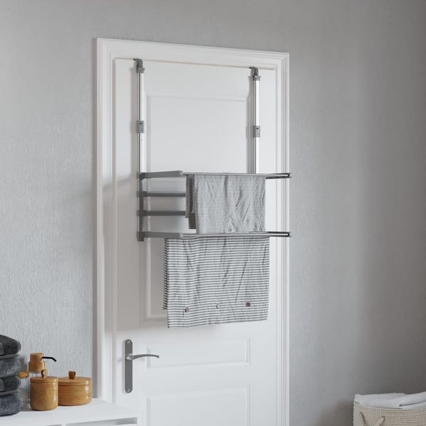 vidaXL Stojan na sušenie na balkón 54x25x42 cm hliník