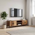 vidaXL TV skrinka 167,5 x 33 x 50 cm Staré drevo Kompozitné drevo