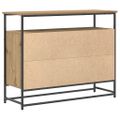 vidaXL Servírovacia skriňa Remeselný dub 100 x 35 x 80 cm