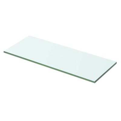 vidaXL Poličkový panel z priehľadného skla, 50x15 cm