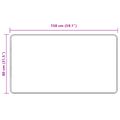 vidaXL Behúň MARSA Sivá 80 x 150 cm Polyester a PVC
