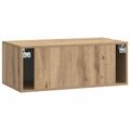 vidaXL Nástenná TV skrinka 78,5 x 41 x 30 cm Dub artisan