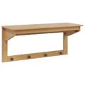 vidaXL Vešiak HILL Medová hnedá 90 x 35 x 41.5 cm Masívna borovica