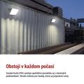 LED reflektor TAMBO EVO, 100 W, 10 000 lm, IP65, čierny