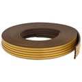 vidaXL Samolepiaca tesniaca páska na okno Hnedá 10 x 6 mm 100 m