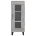 vidaXL Komoda sivý dub sonoma 34,5x34x90 cm spracované drevo