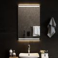 vidaXL LED kúpeľňové zrkadlo 50x80 cm