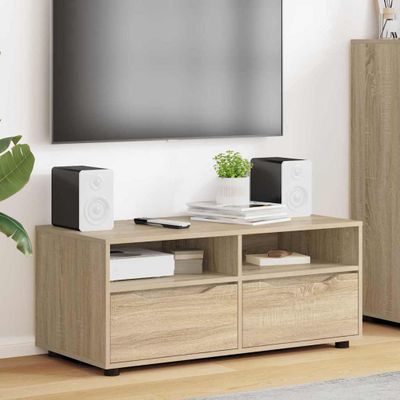 vidaXL TV skrinka Sonoma dub 100 x 48 x 43 cm Kompozitné drevo