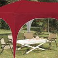 vidaXL Prístrešok na párty 575 x 288 x 245 cm Vínovo červená