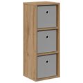 vidaXL Servírovacia skriňa Remeselný dub 25,5 x 22 x 69,5 cm