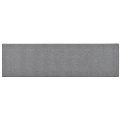 vidaXL Kobercový behúň tmavo sivý 50x200 cm