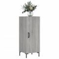 vidaXL Komoda sivý dub sonoma 34,5x34x90 cm spracované drevo