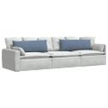 vidaXL Vankúše na pohovku 2 pcs Modrá 120 x 40 cm Kordúrová tkanina