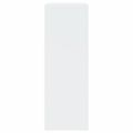 vidaXL Botník biely 80x34x96,5 cm kompozitné drevo