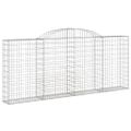 vidaXL Oblúkové gabionové koše 12 ks 300x30x120/140 cm pozink. železo