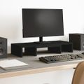 vidaXL Stojan na monitor čierny 60x24x10,5cm kompozitné drevo