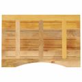 vidaXL Stolová doska so zakrivením 100x60x2,5 cm surový mangový masív