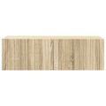 vidaXL Nástenná TV skrinka 98 x 41 x 30 cm Dub sonoma Kompozitné drevo