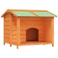 vidaXL Koterec pre psa hnedý 96x87x80,5 cm borovicový masív