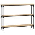 vidaXL Konzolový stolík dub sonoma 100x22,5x75 cm kompozitné drevo