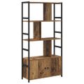 vidaXL Regál na knihy 80 x 30 x 155,5 cm Kompozitné drevo Staré drevo