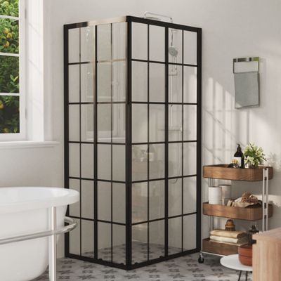 vidaXL Sprchový kút ESG 90x70x180 cm