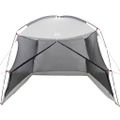 vidaXL Stan s moskytiérou so strechou Sivá 320 x 320 x 218 cm