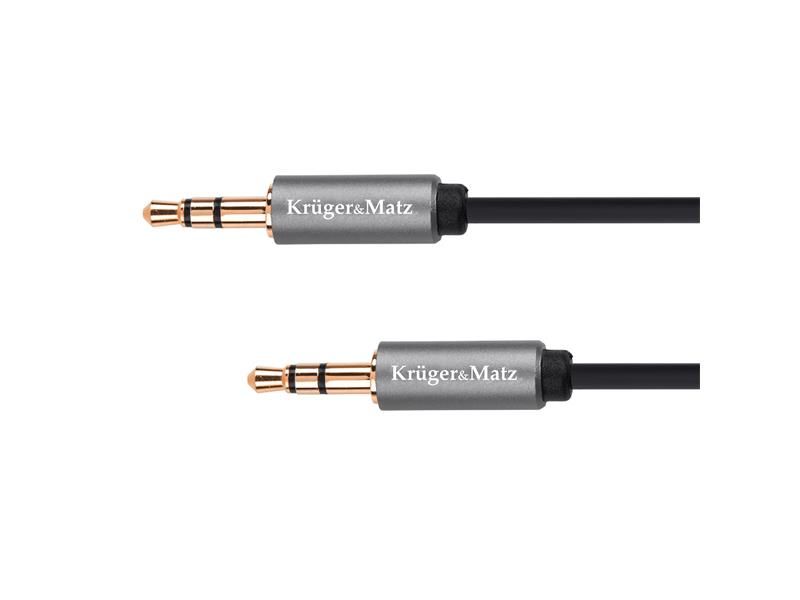 Kábel Jack 3,5mm konektor/Jack 3,5mm konektor 3m KRUGER & MATZ KM1228 Basic