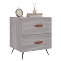 vidaXL Nočné stolíky 2 ks sivé sonoma 40x35x47,5 cm kompozitné drevo