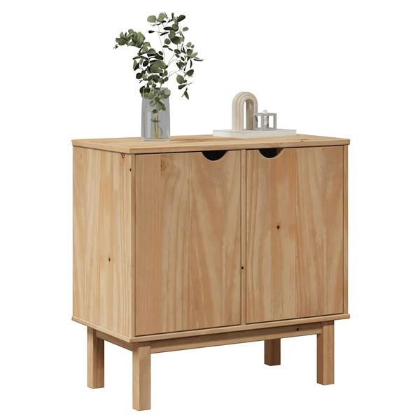 vidaXL Predsiňová skriňa OTTA 75x40x75 cm borovicový masív