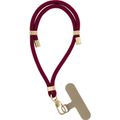 Universal phone strap Elegant maroon