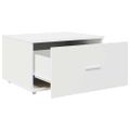 vidaXL Zásuvkový kabinet 55 x 45 x 31 cm Biela