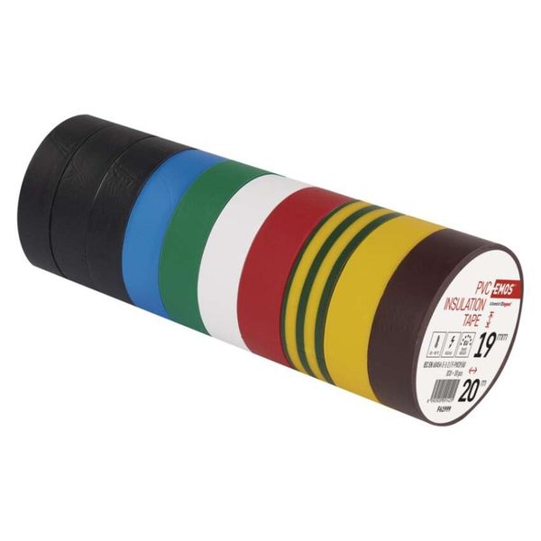 Izolačná páska PVC 19mm / 20m farebný mix
