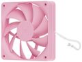 HYTE ventilátor 120mm PWM / barva Strawberry Milk / 1500rpm / 72CFM / ABS / 4-pin / sada 4x ventilátor Ventilátor, 120mm, FDB ložisko, 4pin PWM, výška 25mm, ružový, 4ks