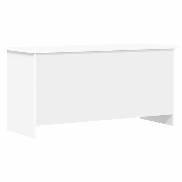 vidaXL Úložná truhlica Biela 100 x 40 x 50 cm Kompozitné drevo