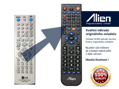 Diaľkový ovládač ALIEN LG AKB31621902