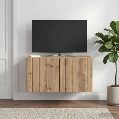vidaXL Nástenná TV skrinka 59,5 x 31 x 30 cm Dub artisan