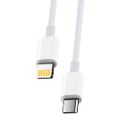 Maxlife MXUC-05 kábel USB-C - Lightning 1,0 m 20W biely