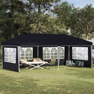vidaXL Prístrešok na párty 575 x 289 x 245 cm Antracit